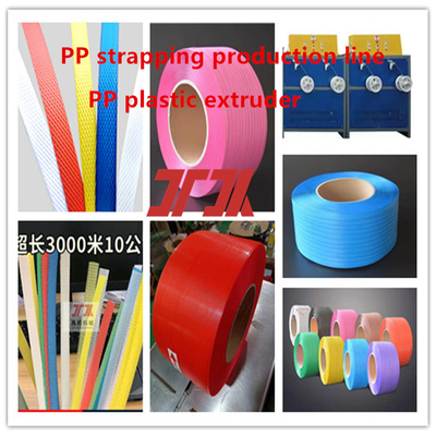 Mesin ekstrusi plastik PP peralatan pengikat PP jalur produksi pengikat PP untuk sistem kontrol PLC
