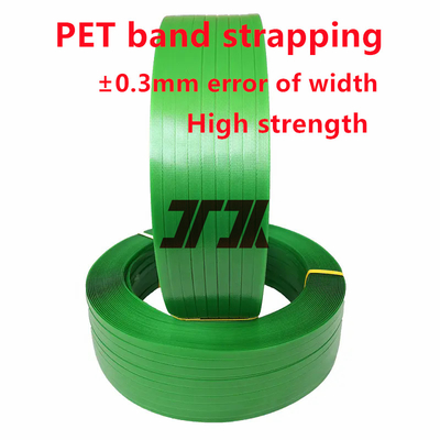 Tahan tarik tinggi Polyester kuat Plastik Pet Strapping Roll Polyester