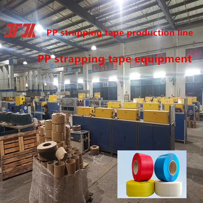 PP Strapping Tape Line Produksi PP Strapping Tape Peralatan PP Strapping Tape Untuk Screen Changer Otomatis