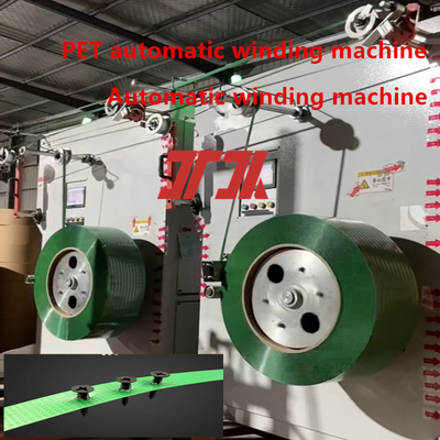 Produksi pabrik Mesin penggulung otomatis PP PET mesin penggulung otomatis untuk sistem kontrol motor servo PLC
