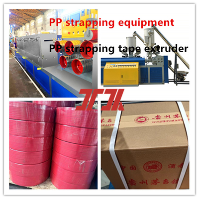 Pabrik Produksi PP Strapping Equipment PP Strapping Line Produksi PP Extruder Untuk 2-12 PP Strap