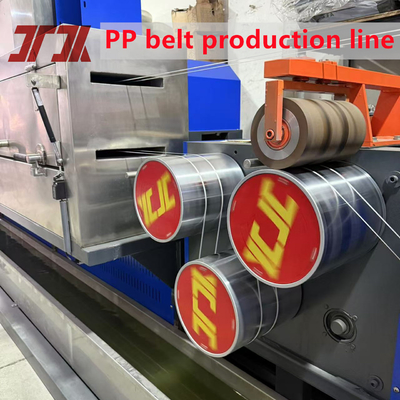 Efisiensi Energi PP Packing Strap Extruder Line Produksi Dengan Operasi Otomatis 5-19mm
