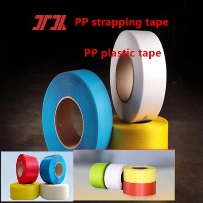 Grosir pita kemasan plastik PP 5-19mm pita kemasan PP untuk mesin pengemasan desktop