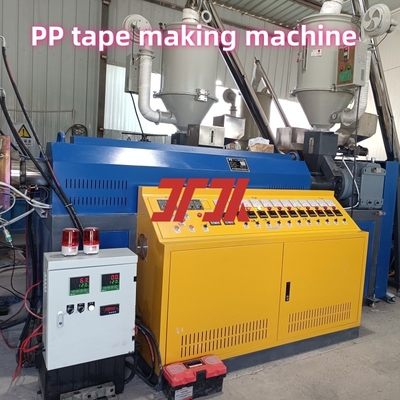 Double Screw 5mm PP Tali Produksi Line Dengan Panjang Panjang Dan Fleksibel