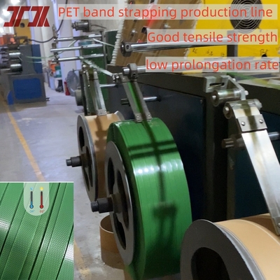 9-32mm Pet Strap Manufacturing Making Machine dengan penggeli otomatis digunakan di palet