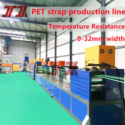 Pita Pita PET bertekstur hijau Polyester Strapping Band cocok untuk mengikat bundel ringan