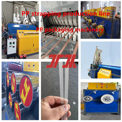 Single Double Screw Pp Strap Making Machine Dengan Printing 5-19mm Mesin Pembungkus Otomatis yang Disesuaikan