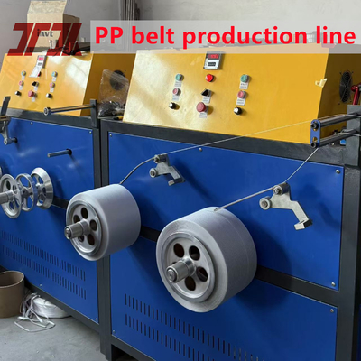 Single Double Screw 125-150kg/H PP Strapping Double Output Making Machine Untuk Efisiensi Produk Strapping