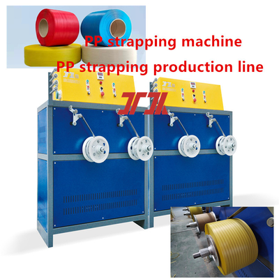 Pasokan Mesin Plastik PP Baling Strap Peralatan PP Baling Strap Produksi Barisan dengan Baler Otomatis dengan PP Strap