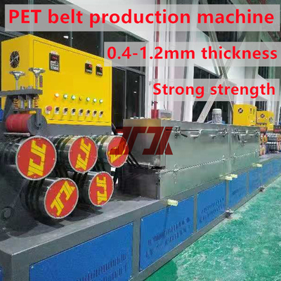 Mesin pembuatan tali PET 9-32mm single screw yang dapat disesuaikan dengan PET Strapping Roll