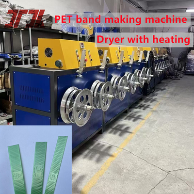 9-32mm Customized PET Strap Making Machine Menggunakan Bahan Daur Ulang Dengan Semi-Automatic Winder
