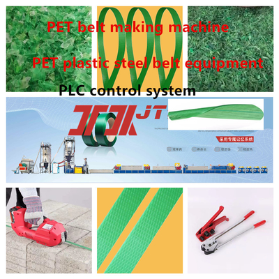 Customized 16mm PET Strap Line Produksi PET Strap Making Machine PET Plastik Steel Strap Produksi Line untuk Mesin Pneumatic Packing