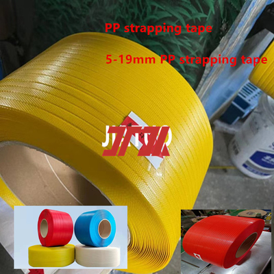 Pasang 5-19MM PP pita ikat PP polipropilena pita ikat otomatis untuk plastisitas yang kuat