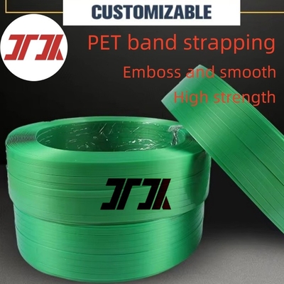 200-950kg Kekuatan Ketegangan Pita PET Pakai untuk Palet Batu bata Kemasan dengan Kualitas Baik