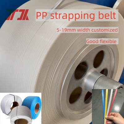 Plastik Embossed PP Strapping Belt Mesin Ekstrusi Buat Polypropylene PP Strapping Dengan Baik Fleksibel