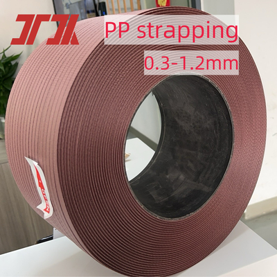 230-260Kg/h PP Strap Band Packing Belt Making Machine dengan semiautomatik penggulung membuat PP strapping