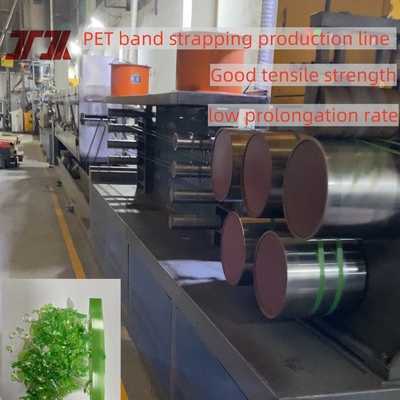 350-950kg Kekuatan Ketegangan Pita PET Extrusion Line Untuk Membuat Pita PET Dengan Sertifikasi SGS