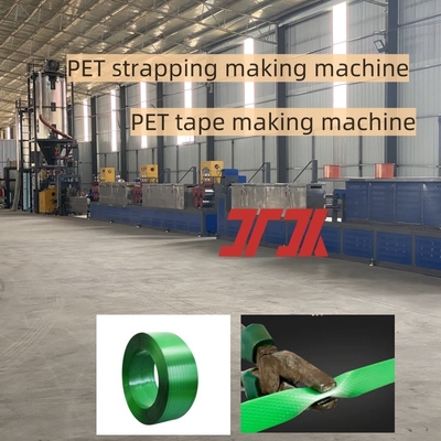 Customized 16mm PET Strap Line Produksi PET Strap Making Machine PET Plastik Steel Strap Produksi Line untuk Mesin Pneumatic Packing