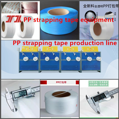 Disesuaikan 5-15mm single screw PP strapping lini produksi PP strapping mesin untuk sistem kontrol PLC