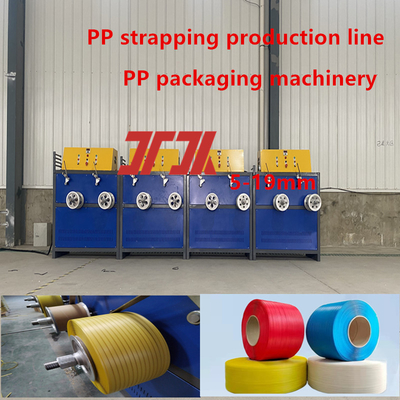 Perlengkapan PP strapping khusus PP strapping produksi jalur menggunakan 100% PP polypropylene material