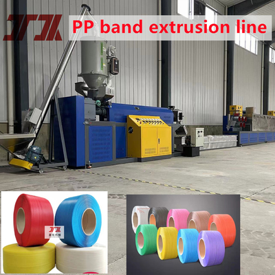 200 Kg/H Double Screw PP Packing Belt Strap Manufacturing Extrusion Making Machine dengan Double Screen Changer