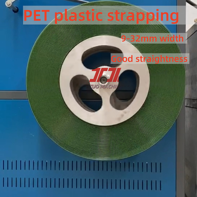 PET Flake bahan hancur PET Bahan Plastik Strapping Tape Strap Manufaktur Mesin Dengan Precision Die Head Control