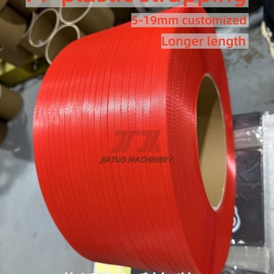 Manual/Automatic Machine Use Pp Strap Band Polypropylene Plastic Strapping Rolls 5-19mm Lebar Disesuaikan
