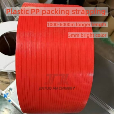 5mm-19mm Kotak Berwarna Kemasan PP Polypropylene Strapping Band Dengan Logo Pencetakan Plastik Strap Roll
