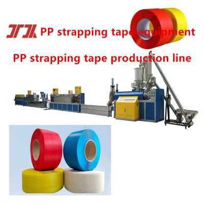 Mesin Plastik Single Screw PP Strapping Tape Produksi Line PP Strapping Machine PP Packaging Tape Peralatan untuk 200-300m/min
