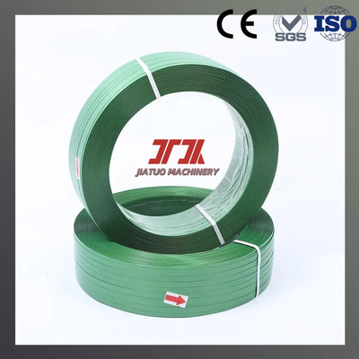 9-32mm Lebar Plastik Pet Packing Strap Membuat Mesin Dengan Kontrol PLC Dan Kekuatan Kuat 300-950kg