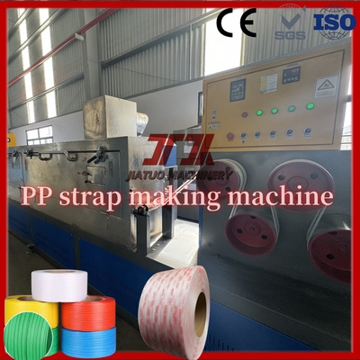 Single Screw PP Strapping Extrusion Machine 250kg / H Secara Otomatis