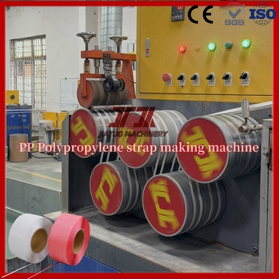 Single Screw PP Strapping Extrusion Machine 250kg / H Secara Otomatis
