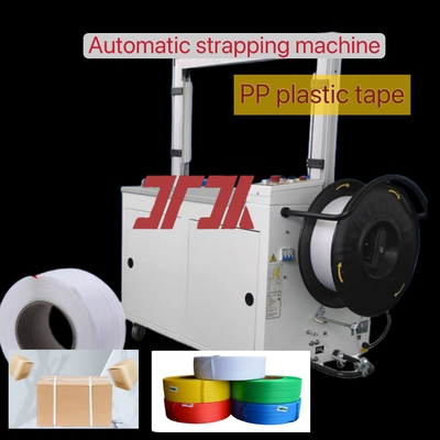 Mesin pengemas mesin strapping PP Mesin strapping otomatis Mesin strapping kecepatan tinggi dengan 2.0 detik/strip