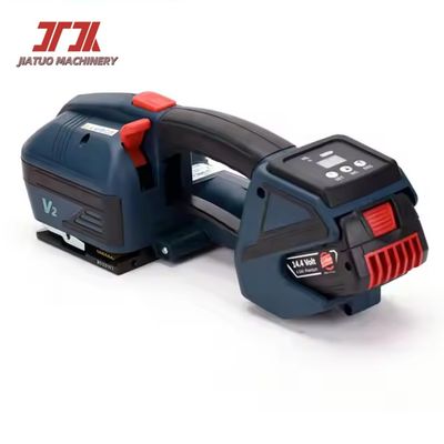 Wireless 13-19mm PET Plastik Handheld Strapping Machine Semi Otomatis Dengan Baterai