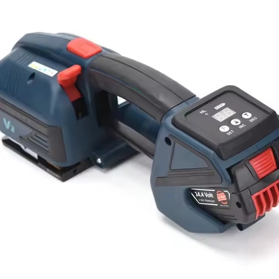 Wireless 13-19mm PET Plastik Handheld Strapping Machine Semi Otomatis Dengan Baterai Bosch