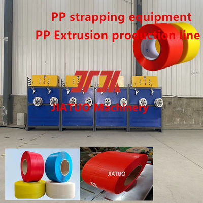 PP Plastic Extruder 5-19 mm PP Strapping Produksi Line PP Strapping Peralatan Dengan 55KW GUGAO Motor