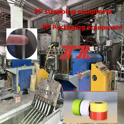PP Plastic Packaging Equipment PP Packing Tape Produksi Line Dengan Lebar 5-19mm