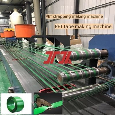 Mesin Pembuat Tali Strapping Hewan Peliharaan 9-25mm Lini Produksi Tali PET Mesin Pembuat Tali Plastik
