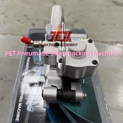 Mesin Strapping Pneumatik PP PET Genggam Digunakan Pada Karton Palet Kargo Berat