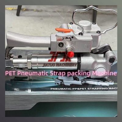 Mesin Strapping Pneumatik PP PET Genggam Digunakan Pada Karton Palet Kargo Berat