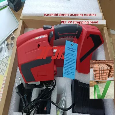 13-25mm Handheld Electric Strapping Machine untuk PP PET Strapping dengan 220V / 50HZ Electric Packaging Machine