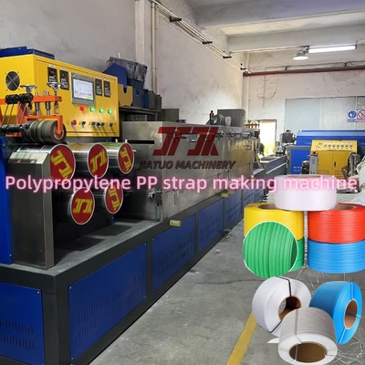 Mesin Pembuat Tali PP Konsumsi Daya 80KW Dengan Peredam GUOMAO Dan Penggulung Otomatis