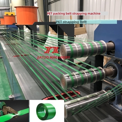 Mesin pembuat tali PET 9-32mm dengan area filter besar 3,5m2 dan mesin penggulung ganda