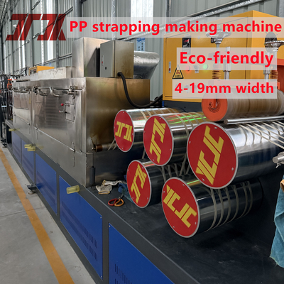 Mesin Produksi Tali Polypropylene PP dengan Kontrol PLC, Enam Output Tali, 360-380kg/Jam