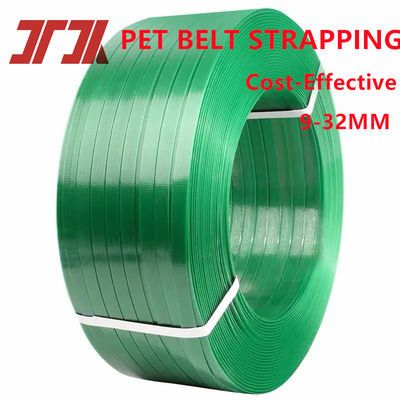 Pet Strap Band Roll Green embossing Packing Belt Strapping 1608 PET Packing Strap