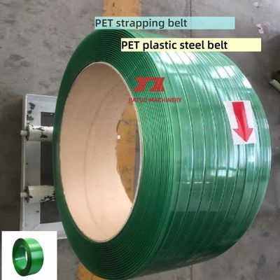 9-25mm PET Packing Belt Strapping Roll Green PET Plastic Steel Strapping Spesifikasi yang disesuaikan