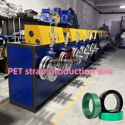 Kecepatan tinggi > 150m/menit Garis Produksi Pita PET dengan Lebar 9-32mm dan Penggulung Otomatis