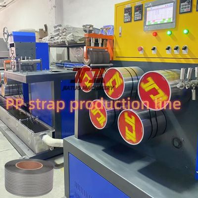 100-600Kg/jam PP Strap Making Machine PP Strapping Equipment dengan Single Double Screw