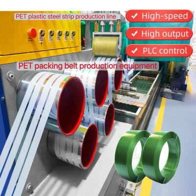 9-25 mm jalur produksi PET strapping mesin strapping PET dengan filter serat kimia