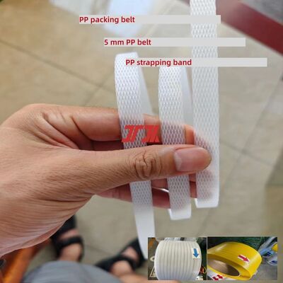 Tali Strapping PP Polypropylene 12mm Pita Strapping PP Transparan untuk 3000 meter per rol
